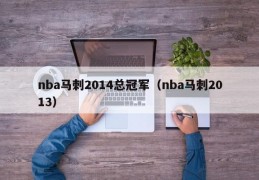 nba马刺2014总冠军（nba马刺2013）