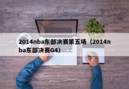 2014nba东部决赛第五场（2014nba东部决赛G4）