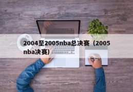 2004至2005nba总决赛（2005nba决赛）