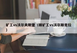 矿工vs沃尔夫斯堡（顿矿工vs沃尔斯克拉）