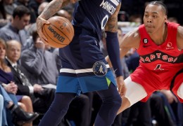 拉塞尔25分范弗里特25+10 森林狼险胜猛龙_NBA_竞技风暴