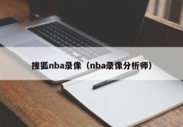 搜狐nba录像（nba录像分析师）