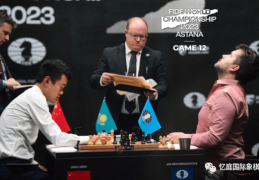 chess.com：丁立人在混乱而壮观的第12局战胜涅波_国际象棋_竞技风暴