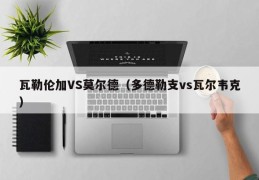 瓦勒伦加VS莫尔德（多德勒支vs瓦尔韦克）