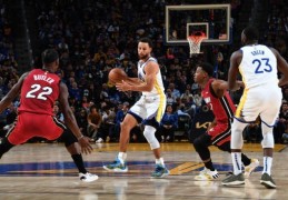 巴特勒27+6断 库里33+9带勇士一波流浇灭热火_NBA_竞技风暴