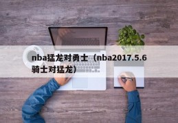 nba猛龙对勇士（nba2017.5.6骑士对猛龙）